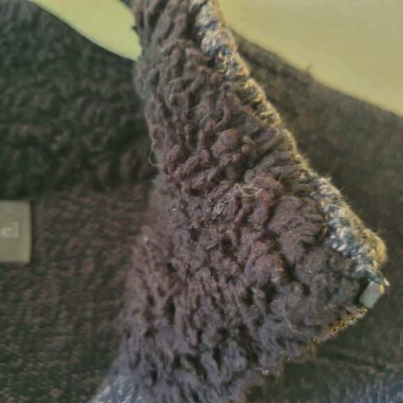 Tricots St Raphael Mens L Gray Cotton Acrylic Knit 1/4 Zip Sweater Fleece Alpine - Picture 6 of 14